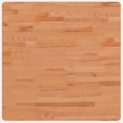 vidaXL Mizna plošča 70x70x2,5 cm kvadratna trdna bukovina