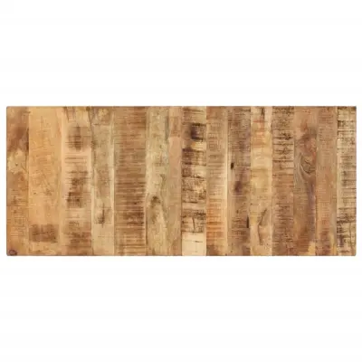 vidaXL Mizna plošča 140x60x(2,5-2,7) cm robusten mangov les