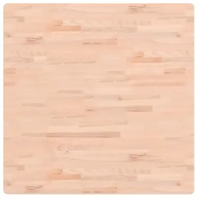 vidaXL Mizna plošča 90x90x2,5 cm kvadratna trdna bukovina