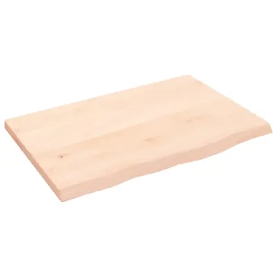 vidaXL Mizna plošča 60x40x2 cm neobdelana trdna hrastovina