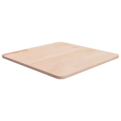vidaXL Kvadratna mizna plošča 50x50x1,5 cm neobdelana trdna hrastovina