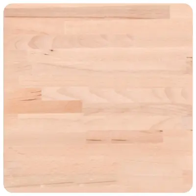 vidaXL Mizna plošča 40x40x1,5 cm kvadratna trdna bukovina