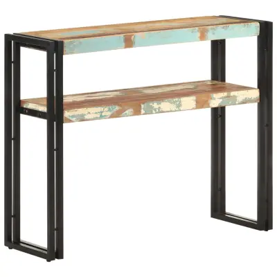 vidaXL Konzolna mizica 90x30x75 cm trden predelan les