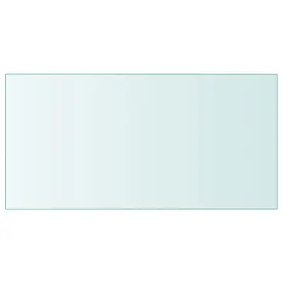 vidaXL Mizna plošča prozorna 50x100 cm kaljeno steklo