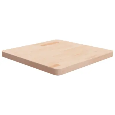 vidaXL Kvadratna mizna plošča 60x60x4 cm neobdelana trdna hrastovina