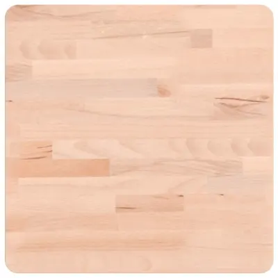 vidaXL Mizna plošča 40x40x2,5 cm kvadratna trdna bukovina