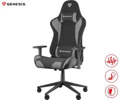 GENESIS NITRO 440 G2 črno-siv gaming / pisarniški stol, ergonomski