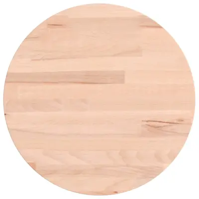 vidaXL Mizna plošča Ø30x1,5 cm okrogla trdna bukovina