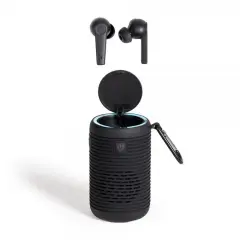 Bluetooth zvočnik in slušalke 2v1 LED