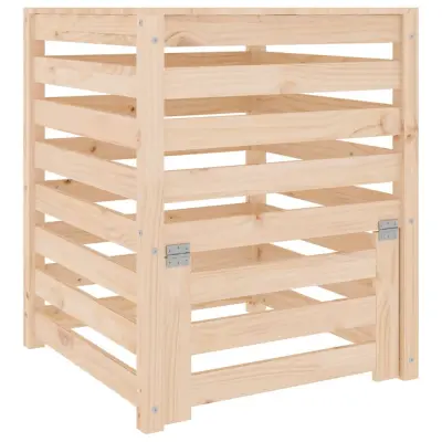 vidaXL Kompostnik 63,5x63,5x77,5 cm trdna borovina