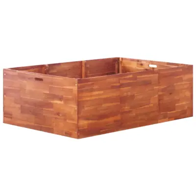 vidaXL Visoka greda iz akacijevega lesa 150x100x50 cm