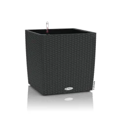 LECHUZA Cvetlično korito CUBE Cottage 40 ALL-IN-ONE granit