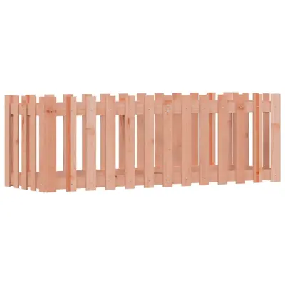 vidaXL Vrtna visoka greda z ograjico 150x50x50 cm trden les douglas