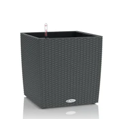 LECHUZA Cvetlično korito CUBE Cottage 50 ALL-IN-ONE granit
