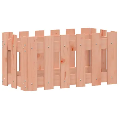 vidaXL Vrtno korito z ograjico 60x30x30 cm trden les douglas