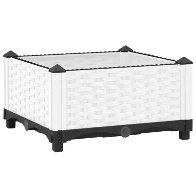 vidaXL Visoka greda 40x40x23 cm polipropilen