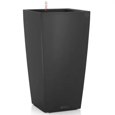 LECHUZA Cvetlično korito Cubico Color 40 ALL-IN-ONE barva skrilavca