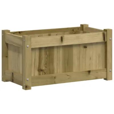 vidaXL Vrtno cvetlično korito 60x31x31 cm impregnirana borovina