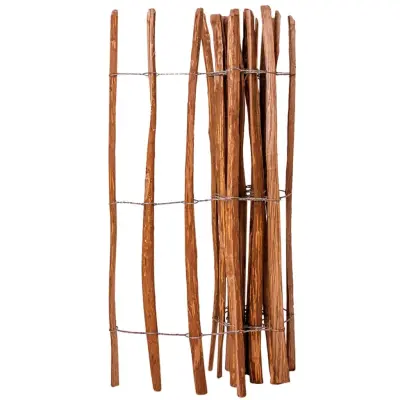 vidaXL Ograja iz leskovine 120x250 cm