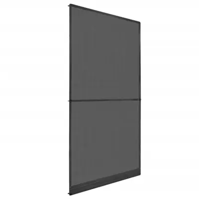 vidaXL Komarnik za vrata na tečajih antraciten 120x240 cm