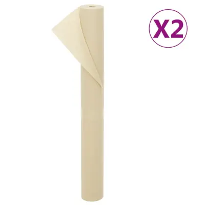 vidaXL Vrtna koprena 2 zvitka 70 g/m² 10x1,6 m
