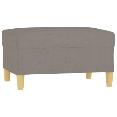vidaXL Stolček za noge taupe 70x55x41 cm blago
