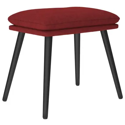 vidaXL Stolček za noge vinsko rdeč 45x29,5x35 cm blago