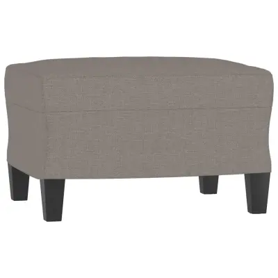 vidaXL Stolček za noge taupe 60x50x41 cm blago