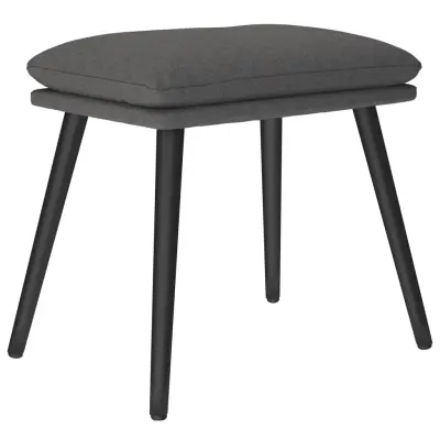 vidaXL Stolček za noge temno siv 45x29,5x35 cm blago