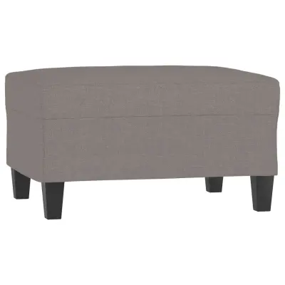 vidaXL Stolček za noge taupe 70x55x41 cm blago