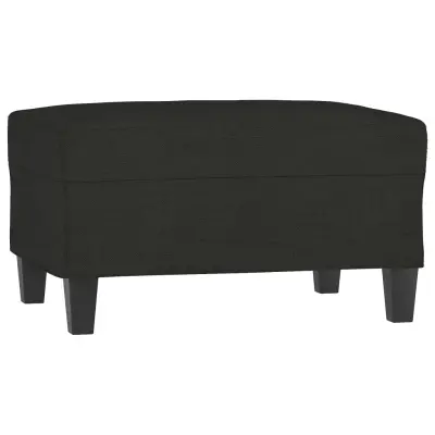 vidaXL Stolček za noge črno 70x55x41 cm blago