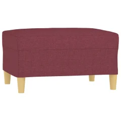 vidaXL Stolček za noge vinsko rdeče 70x55x41 cm blago