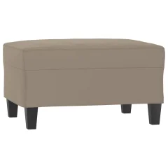 vidaXL Stolček za noge taupe 70x55x41 cm tkanina iz mikrovlaken