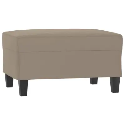 vidaXL Stolček za noge taupe 70x55x41 cm tkanina iz mikrovlaken