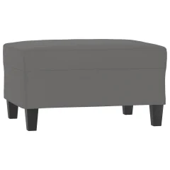 vidaXL Stolček za noge temno siv 70x55x41 cm tkanina iz mikrovlaken