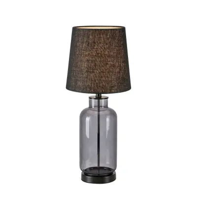 Kostero namizna svetilka 1l 61,5 cm dim/črna