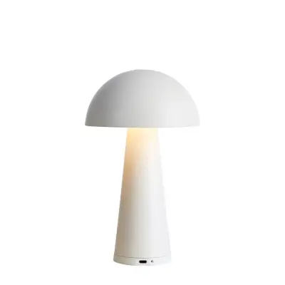 Glive za polnjenje namizne svetilke Matt White