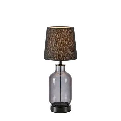 Kostero namizna svetilka 1l 43cm dim/črna