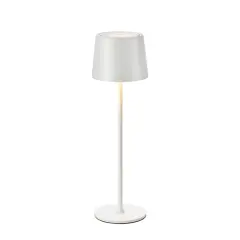 Fiore polnilna namizna svetilka Matt White