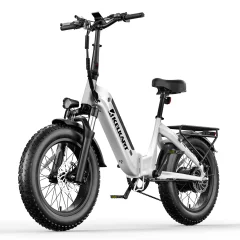 KELKAR GN20 električno kolo 500W visoka hitrost motorjem 48V 15AH Samsung Baterija MTB kolesa Fat Bike - Bela