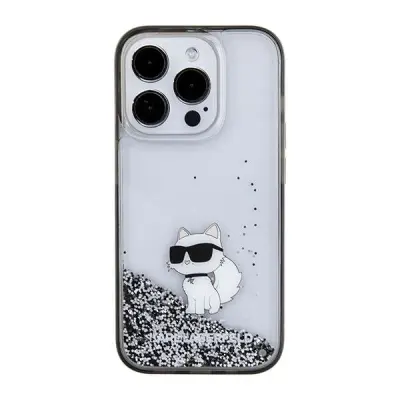 Ovitek KARL LAGERFELD KLHCP15LLKCNSK, Iphone 15 Pro, srebrn