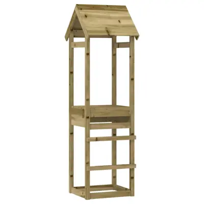 vidaXL Igralni stolp 53x46,5x194 cm impregnirana borovina