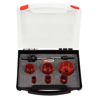 KS TOOLS Set Nastavkov za Električno Žago 8 Kosov