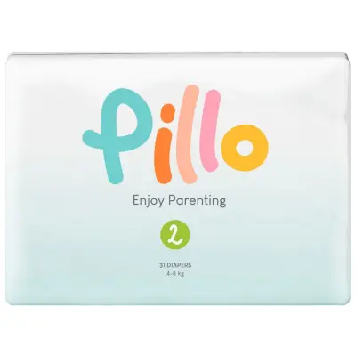 Pillo Otroške plenice 186 kosov velikost 2 (4-8 kg)