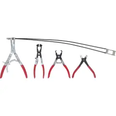 KS Tools Klešče za Cevne Objemke Set 4 kosi Tip Click in Click-R