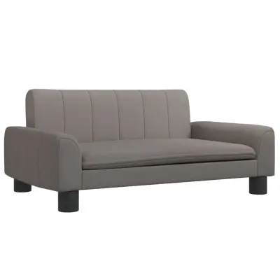 vidaXL Otroški kavč taupe 70x45x30 cm blago