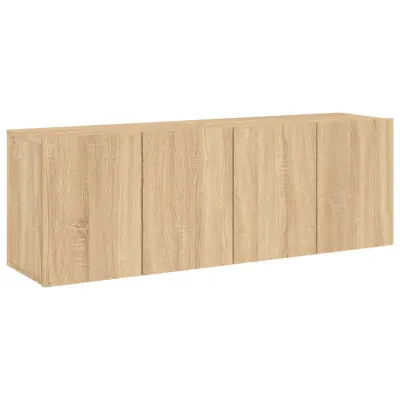 vidaXL Stenske TV omarice 2 kosa sonoma hrast 60x30x41 cm