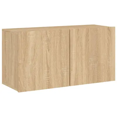 vidaXL Stenska TV omarica sonoma hrast 80x30x41 cm
