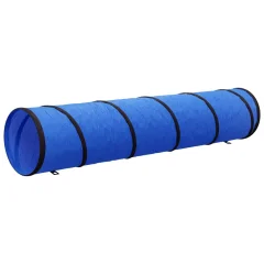 vidaXL Tunel za pse moder Ø 40x200 cm poliester