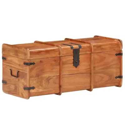 vidaXL Skrinja za shranjevanje 90x40x40 cm trden akacijev les